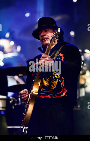 Carlos Santana sur scène au Festival 2019 BottleRock, Napa Valley, Californie, Banque D'Images
