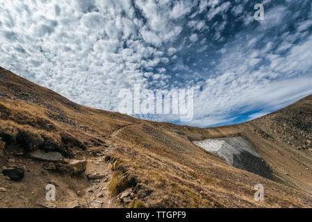 La toundra alpine dans l'Indian Peaks Wilderness Banque D'Images