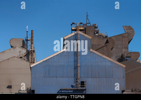 Steel Mill, Zug Island, Detroit, Michigan Banque D'Images