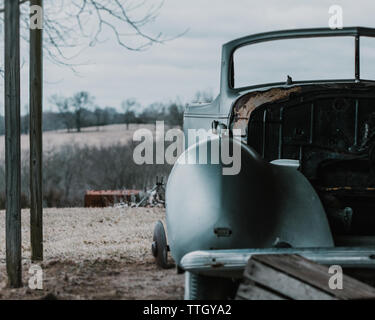 Vintage Classic Car Automobile Convertible Hudson Banque D'Images
