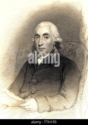 JOSEPH BLACK (1728-1799) physicien et chimiste écossais Banque D'Images