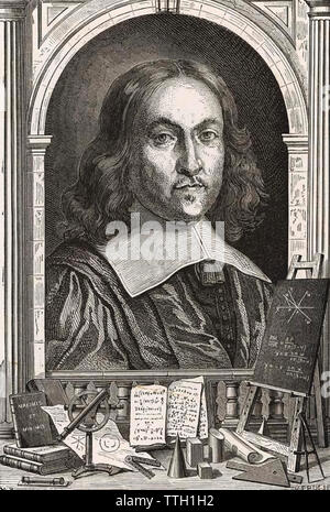 PIERRE de Fermat (1607-1665) Avocat et mathématicien français Banque D'Images