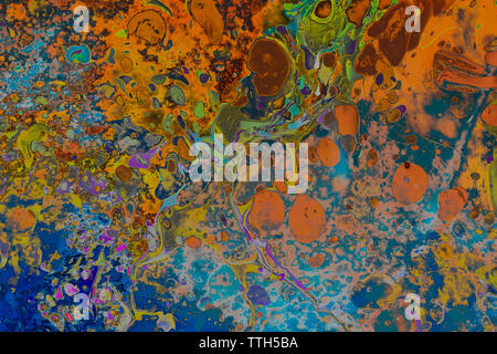 Résumé des motifs de l'art de la marbrure comme arrière-plan Banque D'Images