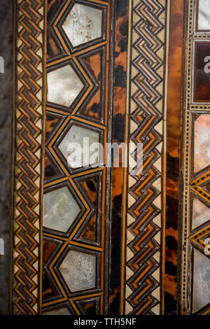 Par exemple l'art ottoman d'incrustations de nacre Banque D'Images