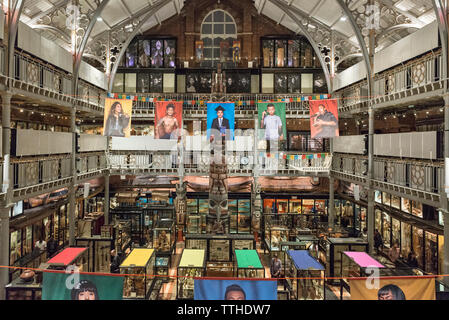 Le Pitt Rivers Museum, Oxford, UK. Une célèbre collection d'objets relatifs à l'ethnographie, l'anthropologie et d'archéologie, fondée en 1884 Banque D'Images