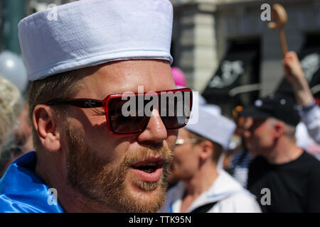 Helsinki Pride Parade 2016 à Helsinki, Finlande Banque D'Images