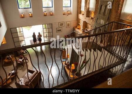 BRÉSIL, Rio de Janiero, intérieur de l'hôtel Santa Teresa Banque D'Images