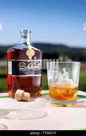 USA, New York, Nashville, Tennessee whiskey, Steeplechase Iroquois sur les rochers Banque D'Images