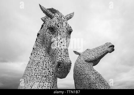 Kelpies, Falkirk Banque D'Images