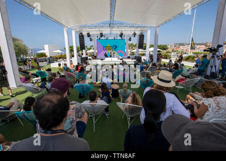 Cannes, France, 20 juin 2018, Wyclef Jean- Festival de Cannes Lions Festival International de créativité - © ifnm / Alamy Live News Banque D'Images