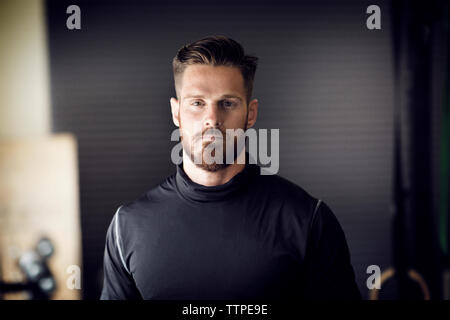 Portrait of athlète masculin de sport Banque D'Images