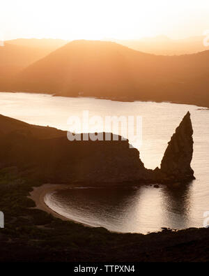 Pinnacle Rock Beach, Galapagos Banque D'Images