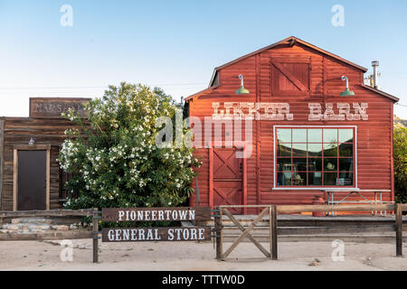 Pioneertown dans le désert de Mojave en Californie du Sud Banque D'Images