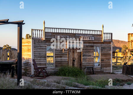 Pioneertown dans le désert de Mojave en Californie du Sud Banque D'Images