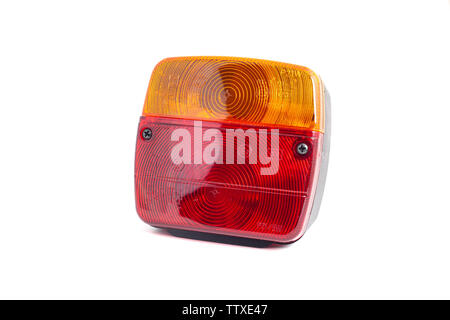 Multi fonctions lampe arrière pour voiture isolées sur fond blanc pour le shop. La partie électrique de voiture. Banque D'Images