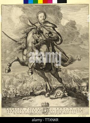 Jean III Sobieski, roi de Pologne, Additional-Rights Clearance-Info-Not-Available- Banque D'Images