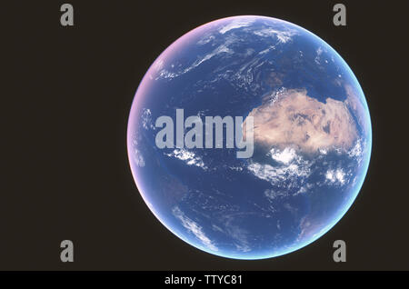 Photos de la NASA la terre Banque D'Images