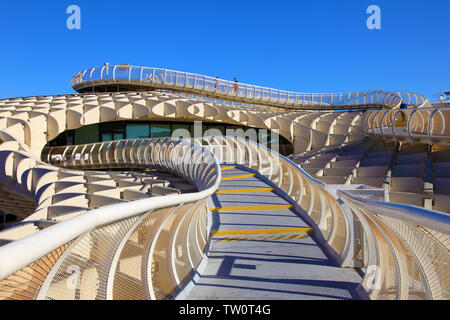 Espagne, Andalousie, Séville, le Metropol Parasol, Las Setas, Banque D'Images