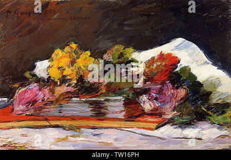 Paul Gauguin - Bouquet de Fleurs 1882 Banque D'Images