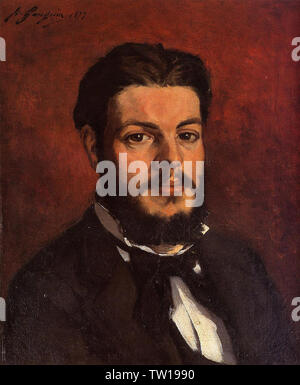 Paul Gauguin - Portrait Claude Antoine Charles Favre 1877 Banque D'Images