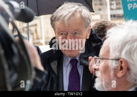 Londres 18 juin 2019 Safe passage campagne ; une campagne cherchant à garantir un passage sûr pour unaccompaned les enfants réfugiés en photo Seigneur Dubs, Centre)Credit Ian Davidson/Alamy Live News Banque D'Images