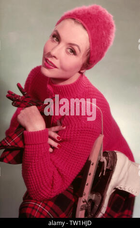 Sonja Ziemann, deutsche Schauspielerin, Sängerin und Tänzerin, Deutschland 1960 er Jahre. L'actrice allemande, chanteuse et danseuse Sonja Ziemann, l'Allemagne des années 1960. Banque D'Images