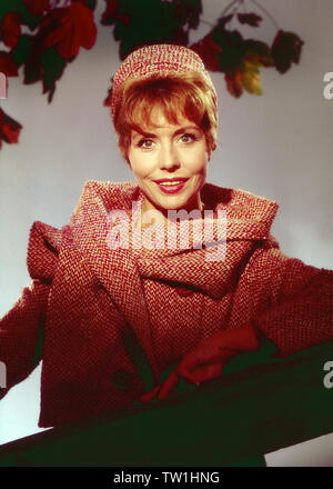 Sonja Ziemann, deutsche Schauspielerin, Sängerin und Tänzerin, Deutschland 1960 er Jahre. L'actrice allemande, chanteuse et danseuse Sonja Ziemann, l'Allemagne des années 1960. Banque D'Images