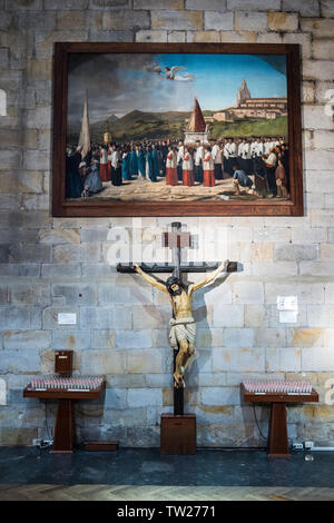 La basilique de bégonia à Bilbao de l'Espagne, dédiée au saint patron de Gascogne, la Vierge de bégonias. Bilbao, Espagne Banque D'Images