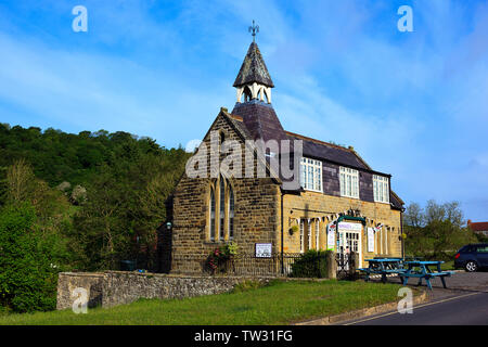 Old School House la conversion en boutique et d'hébergement à Hutton-le-Hole, North Yorkshire Banque D'Images