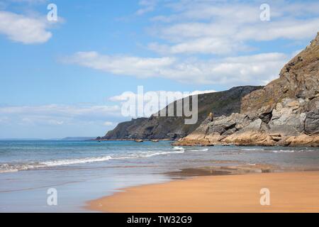 Soar Mill Cove, Devon, Angleterre. Banque D'Images