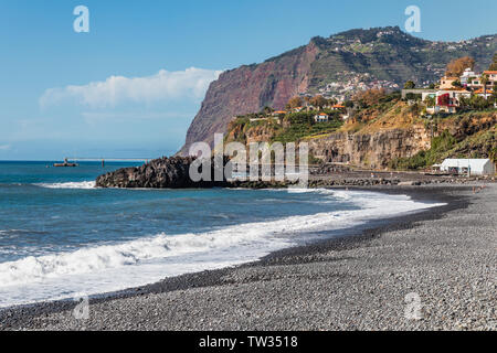 Praia Formosa, Funchal, Madère 2018 Banque D'Images