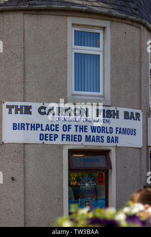 Le Carron Fish Bar à Stonehaven, Ecosse Banque D'Images