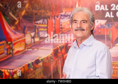 Roma, Italie. 18 Juin, 2019. L'acteur italien Massimo Dapporto Photocall à Rome du film "Toy Story 4" avec la voix d'acteurs italiens du film Crédit : Matteo Nardone/Pacific Press/Alamy Live News Banque D'Images