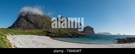 Vesterålen sans petrole, archipel Hovden Beach, Norvège Banque D'Images