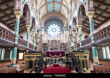 Princess Road, Synagogue juive,historique,bâtiment,,Toxteth,Liverpool,nord,nord,ville,Merseyside,Angleterre,English,GB,Bretagne,British, Banque D'Images