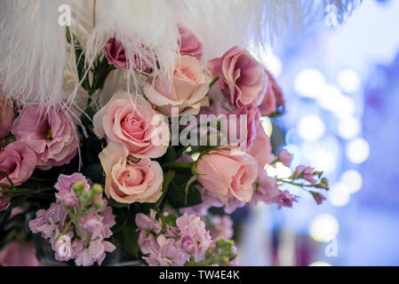 Fleurs, scène de mariage. Banque D'Images