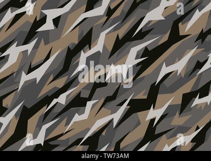 Motif de camouflage désert. Abstract background Vector camo moderne illustration pour site web, bannière, fond, conception graphique ou l'utilisation de surface Illustration de Vecteur