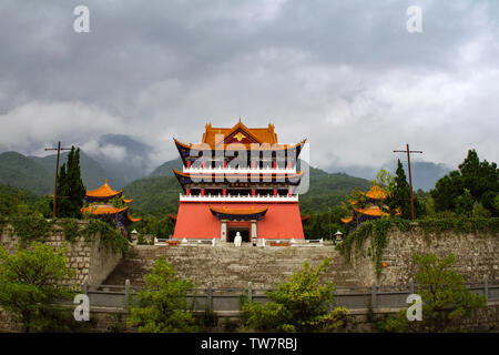 L'architecture de temple Chongsheng Banque D'Images