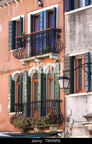 Scenic urbaine de Venise, Italie Banque D'Images