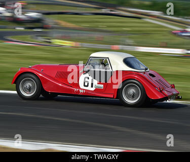 Orebi-Gann Simon, Michael Bell, Morgan Plus 4 Supersport, Messieurs les pilotes, les voitures GT pré-66, Masters Festival Historique, Brands Hatch, mai 2019. Bra Banque D'Images