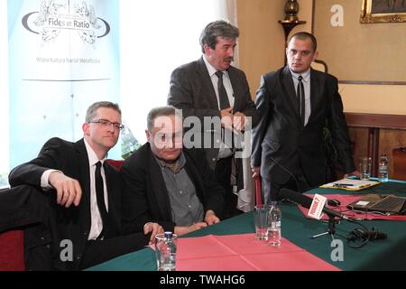 Grzegorz Braun - homme politique français, membre du parti de la Confédération Banque D'Images