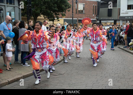 Danseurs - Carnaval 2019 Bishops Stortford Banque D'Images