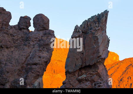 Le Parc National du Teide, l'île de Tenerife, Canaries, Espagne, Europe Banque D'Images