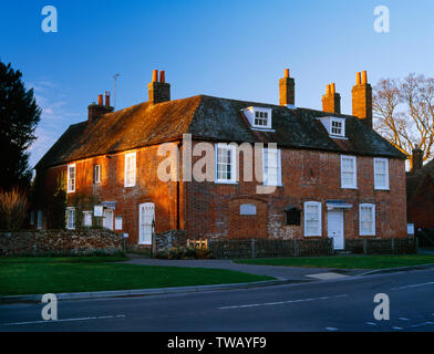 La maison de Jane Austen, Winchester Road, Chawton, dans le Hampshire. Jane Austen a vécu ici de 1809. Banque D'Images