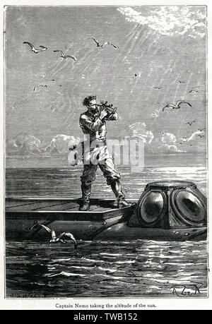 20000 ligues sous la mer, Jules Verne Banque D'Images