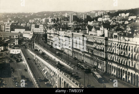 Alger, Algérie - Boulevards du front de mer Banque D'Images