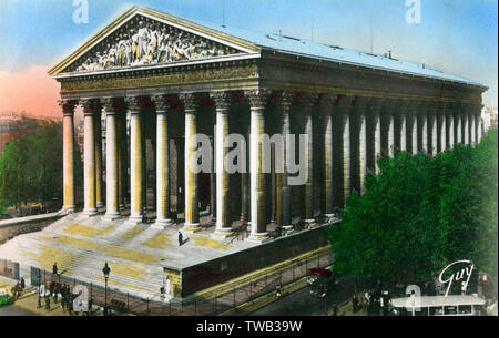 Paris, France - Église de la Madeleine (1806) Banque D'Images