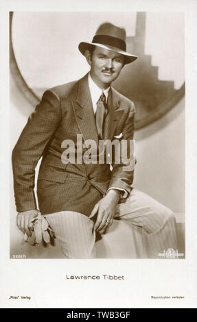 Lawrence Mervil Tibbett - chanteur d'opéra américain Banque D'Images