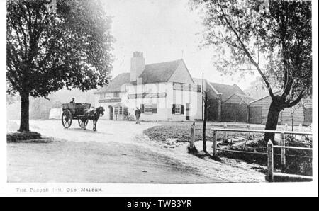 Charrue Inn, Old Malden, Worcester Park, SW London (Surrey) Banque D'Images