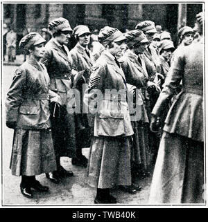 Célébrations de la Journée de la paix - première Guerre mondiale de la Force aérienne royale des femmes Banque D'Images